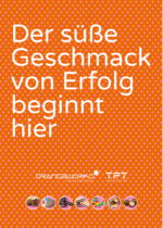 Broschüre der Firma TFT Tanis Food Tec von 2022 auf deutsch